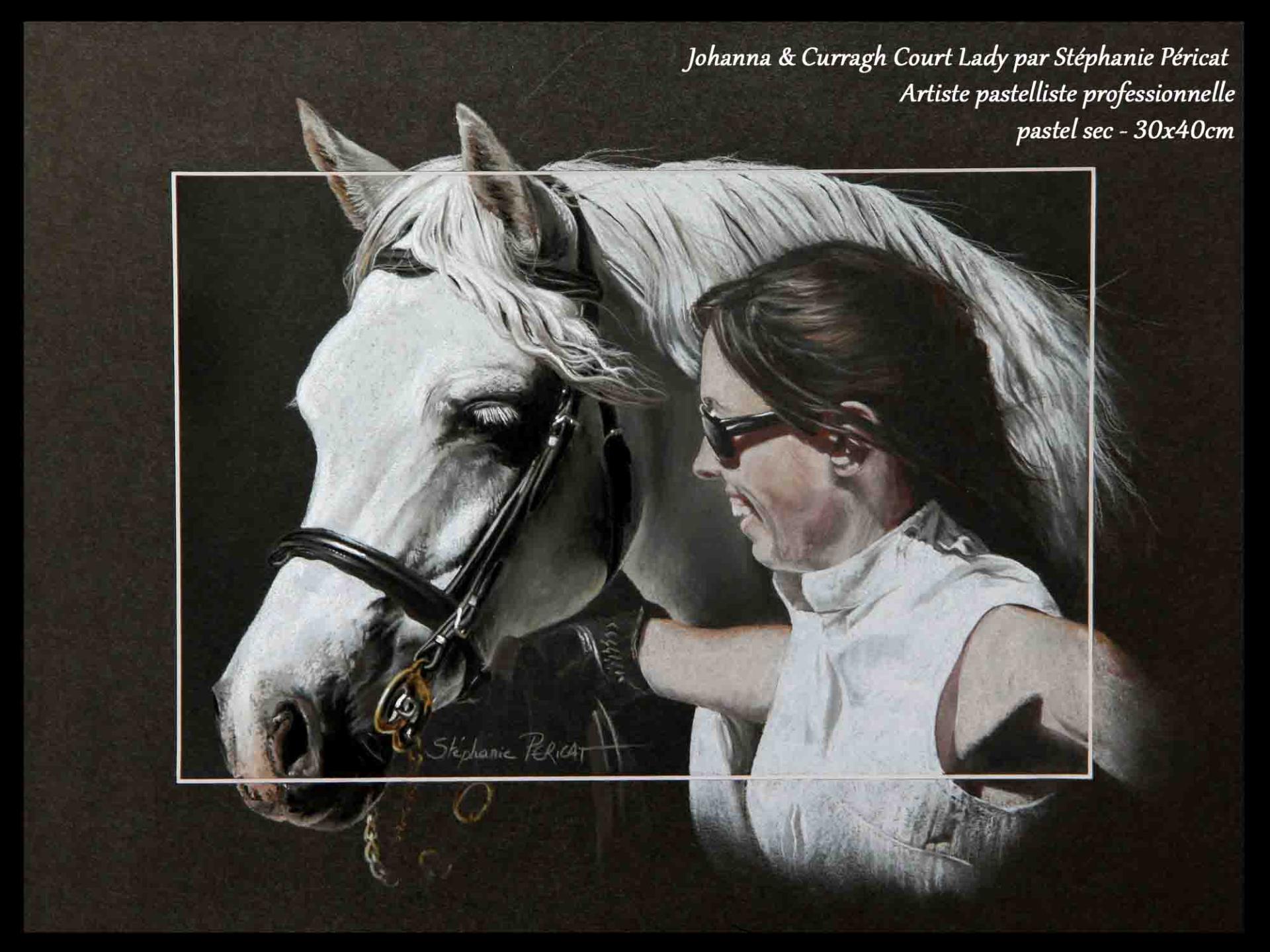 curragh court lady & johanna - 30 x 40 cm