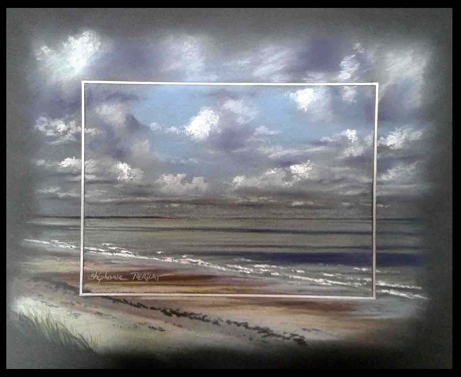 CREANCES PLAGE (creances beach) -- 24x30cm