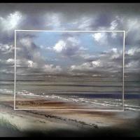 CREANCES PLAGE (creances beach) -- 24x30cm